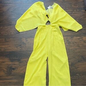 ASOS Bright Yellow Jumpsuit